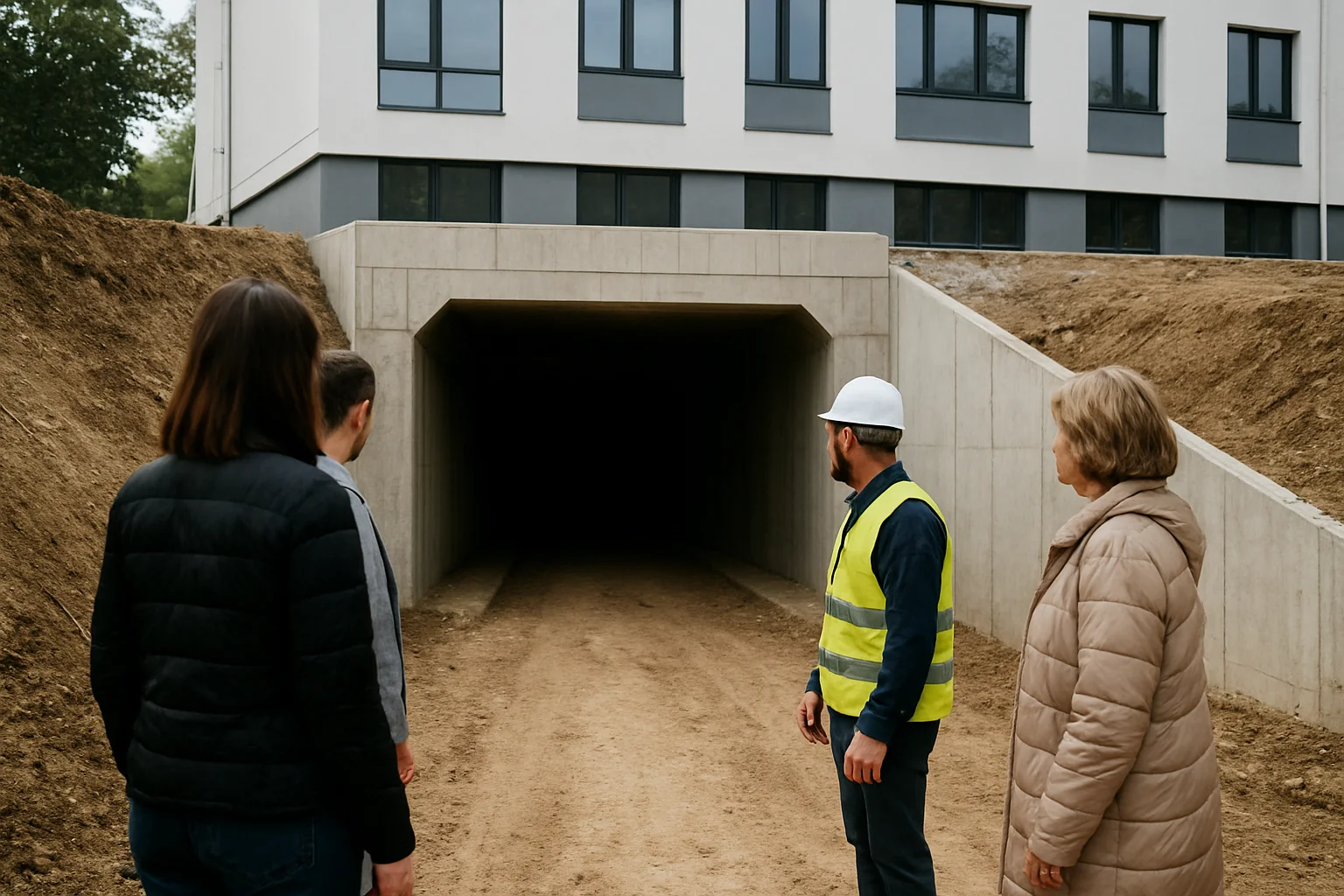Tunel subteran la Spitalul Județean Galați, lucrări avansate