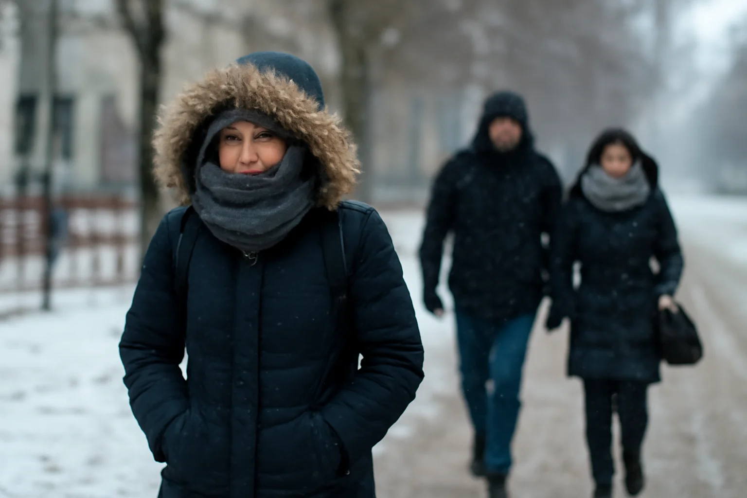 Vreme foarte rece la Galați: temperaturi negative pe tot parcursul zilei de marți