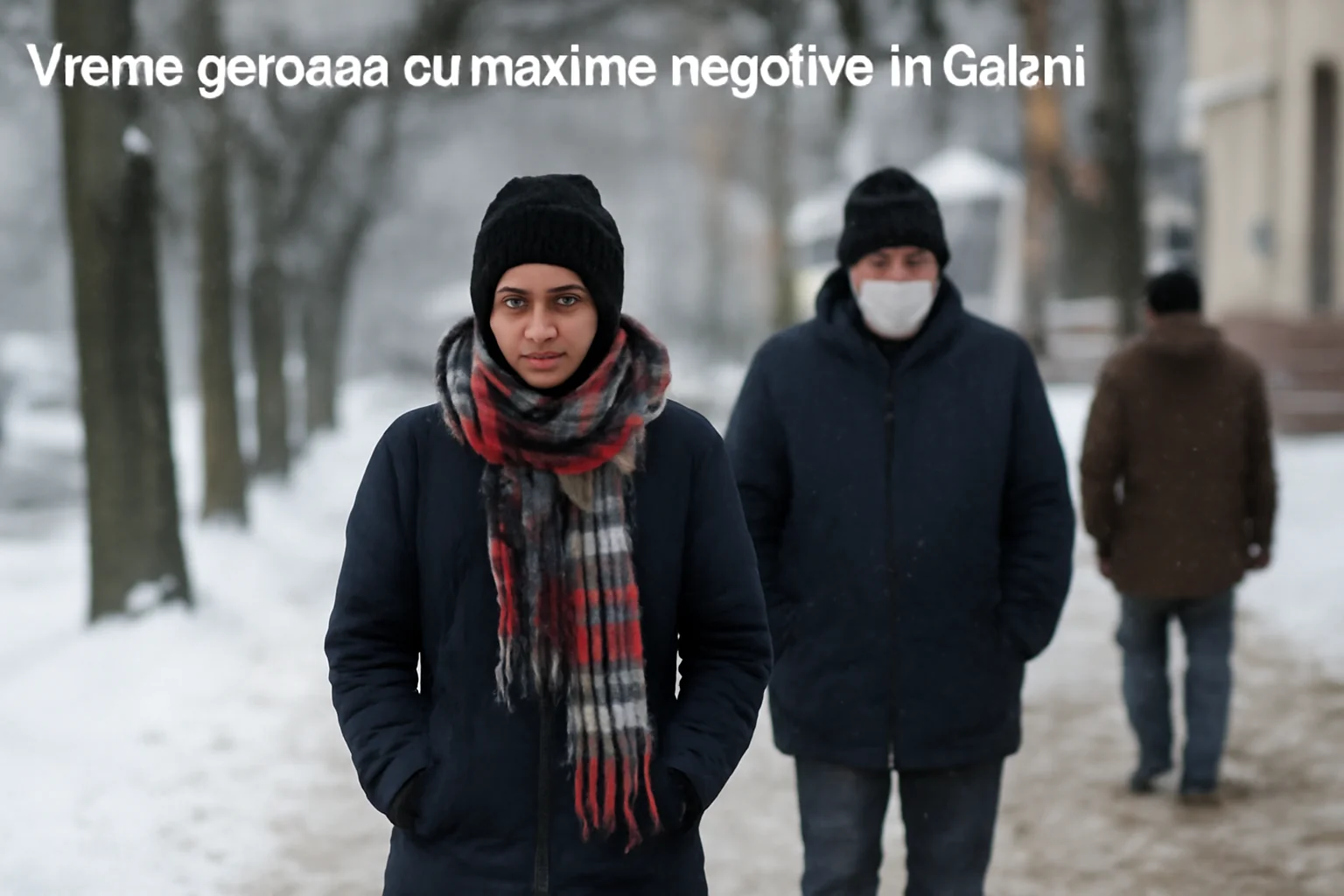 Vreme foarte rece și maxime negative prognozate la Galați pe 13 ianuarie